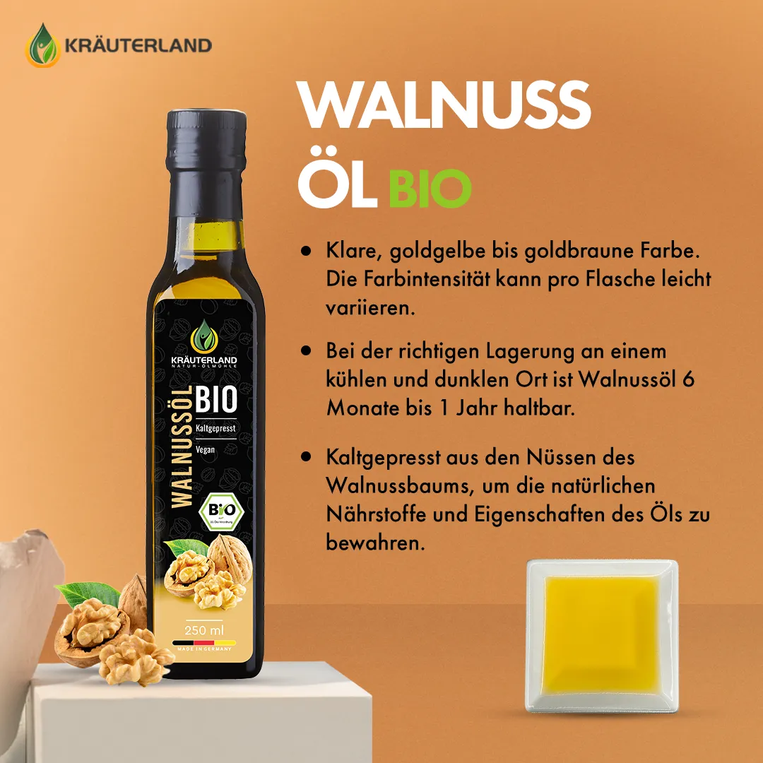 Bio Walnussöl Beschreibung 