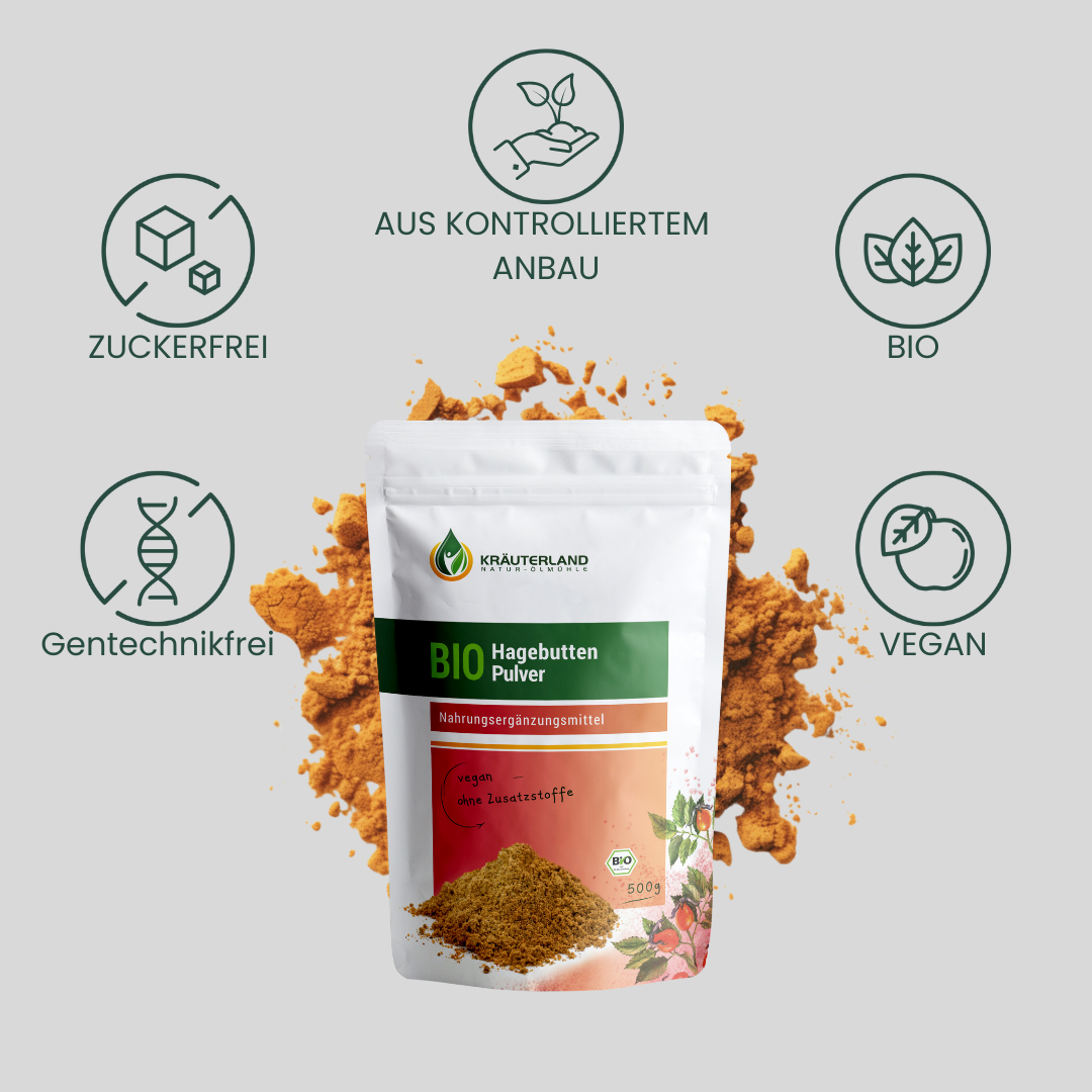 Hagebutten Pulver 500g