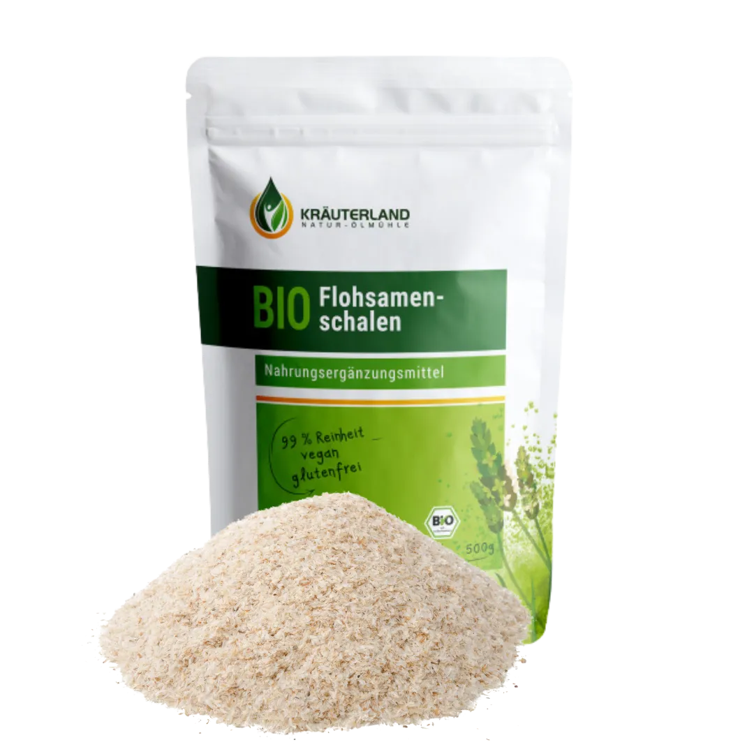 Bio Flohsamenschalen - gemahlen 500g