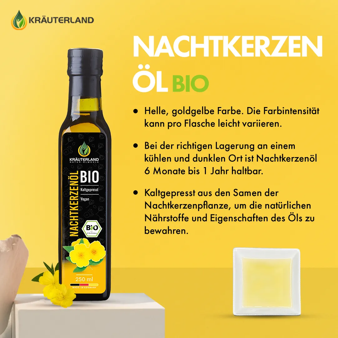 Bio Nachtkerzenöl Beschreibung 