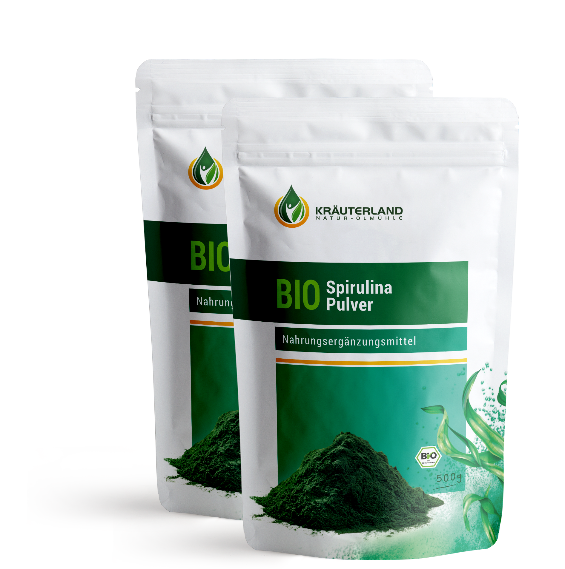 Bio Spirulina Pulver 2x500g