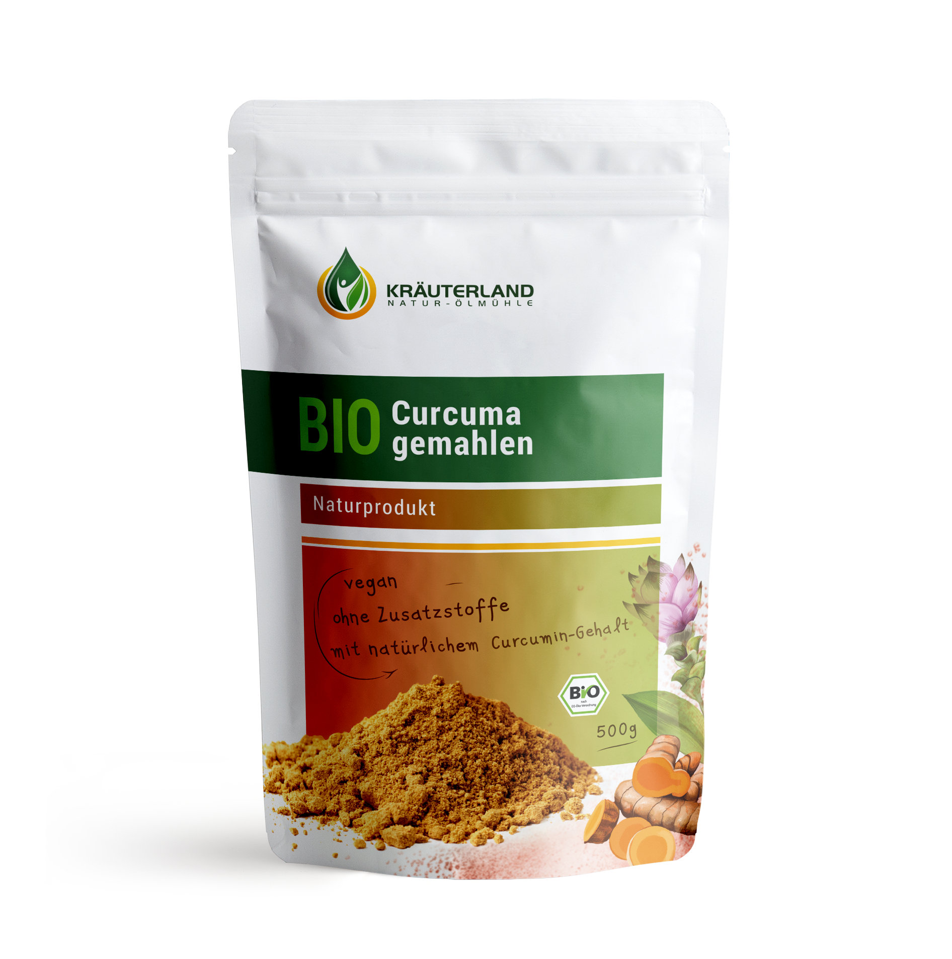 Bio Curcuma Pulver 500g