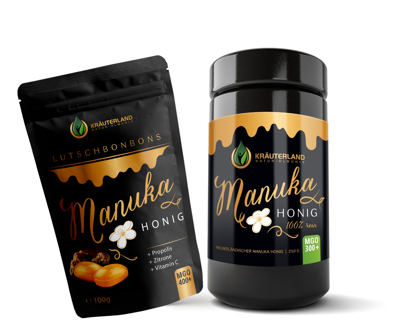 Set Manuka Honig MGO300+ 250g & Bonbons 100g