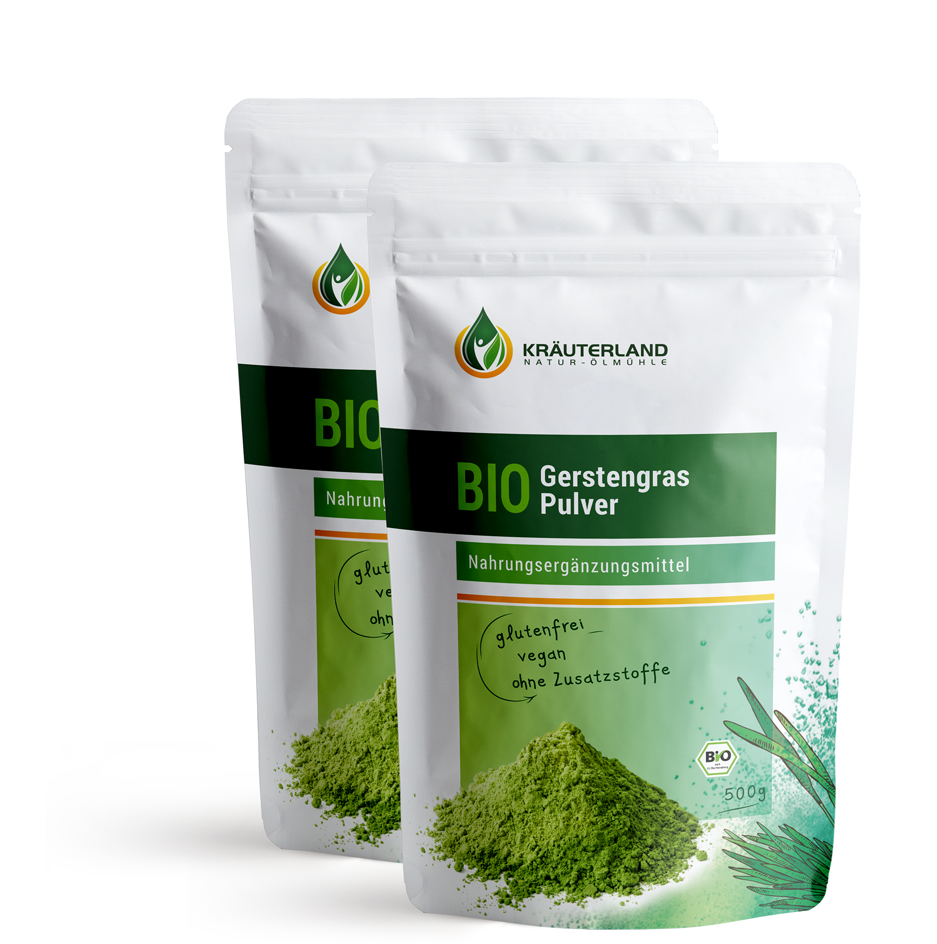 Bio Gerstengras Pulver 2x500g