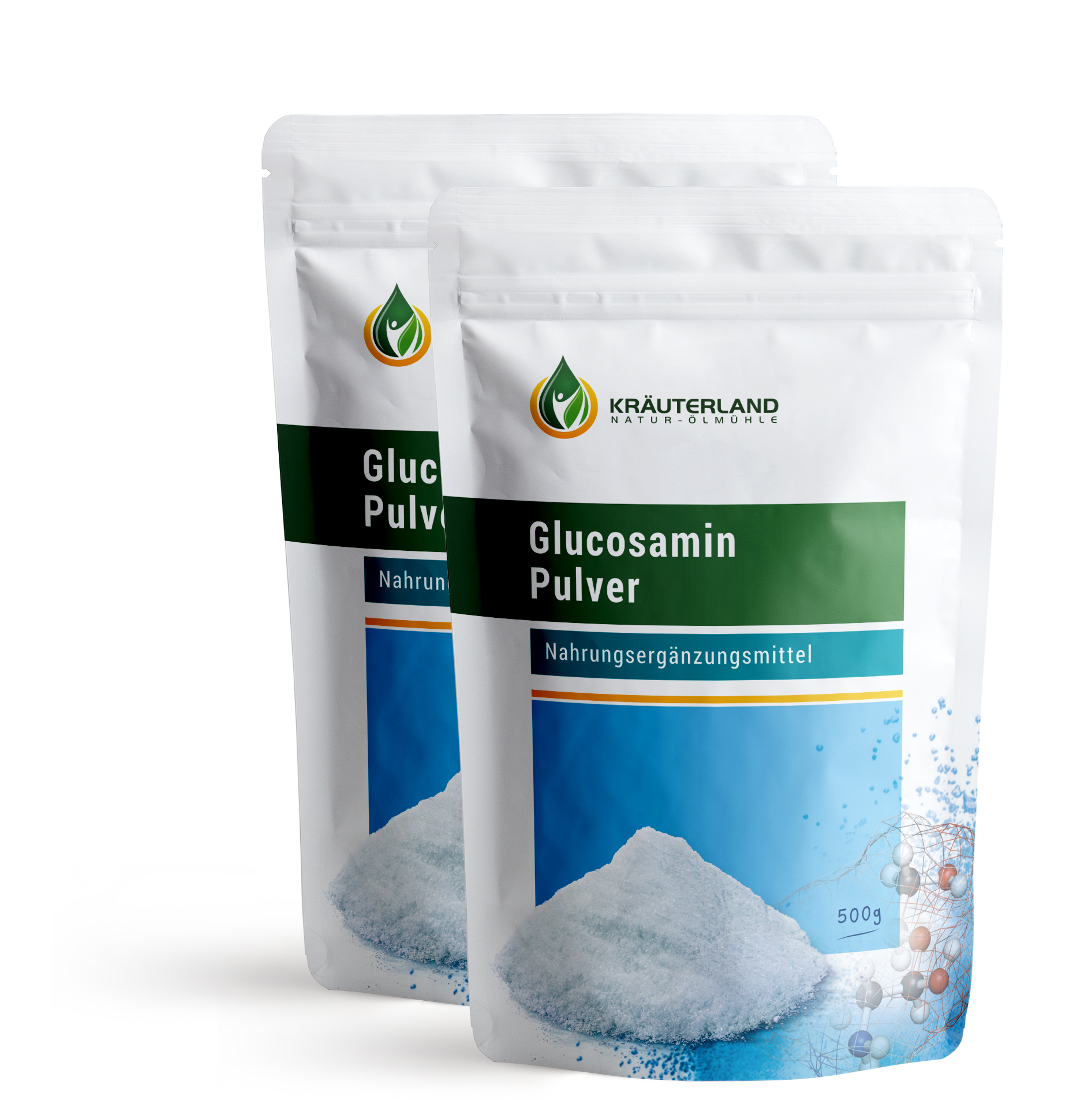 Glucosaminsulfat 2KCL Pulver 2x500g