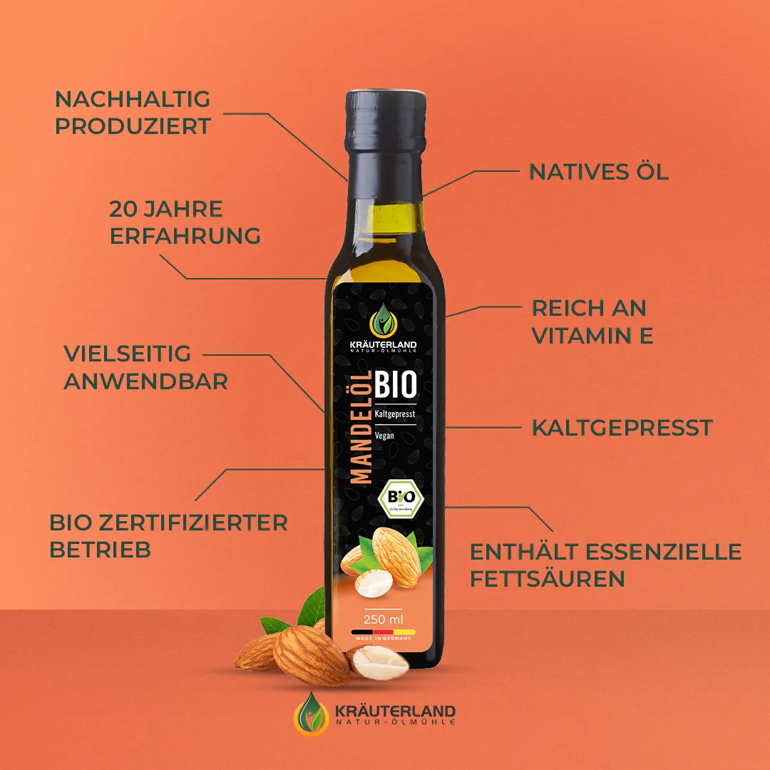 Bio Mandelöl 250 ml Vorteile