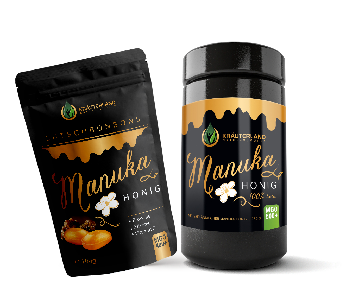 Set Manuka Honig MGO500+ 250g & Bonbons 100g