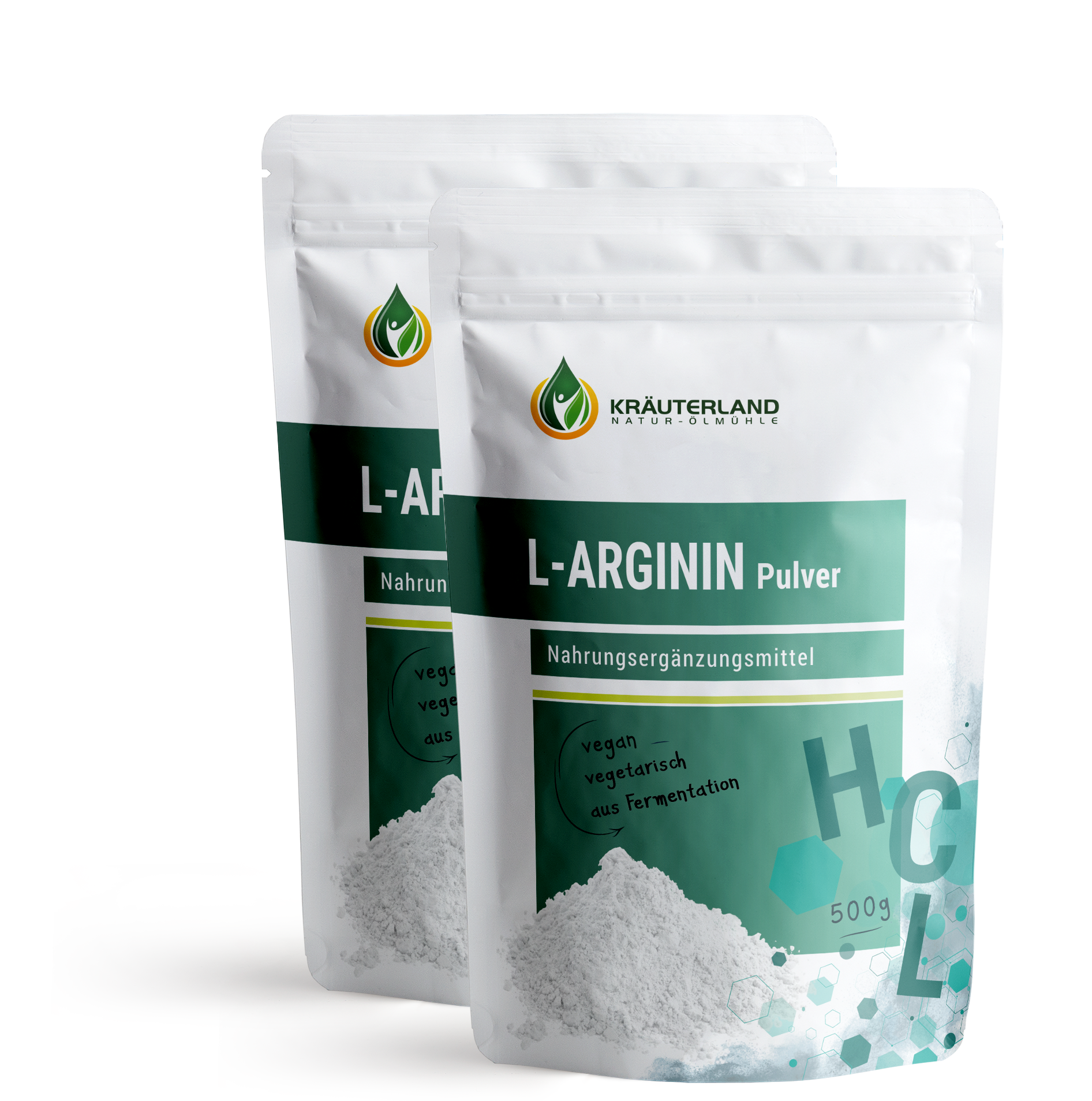 L-Arginin HCL Pulver 2x500g