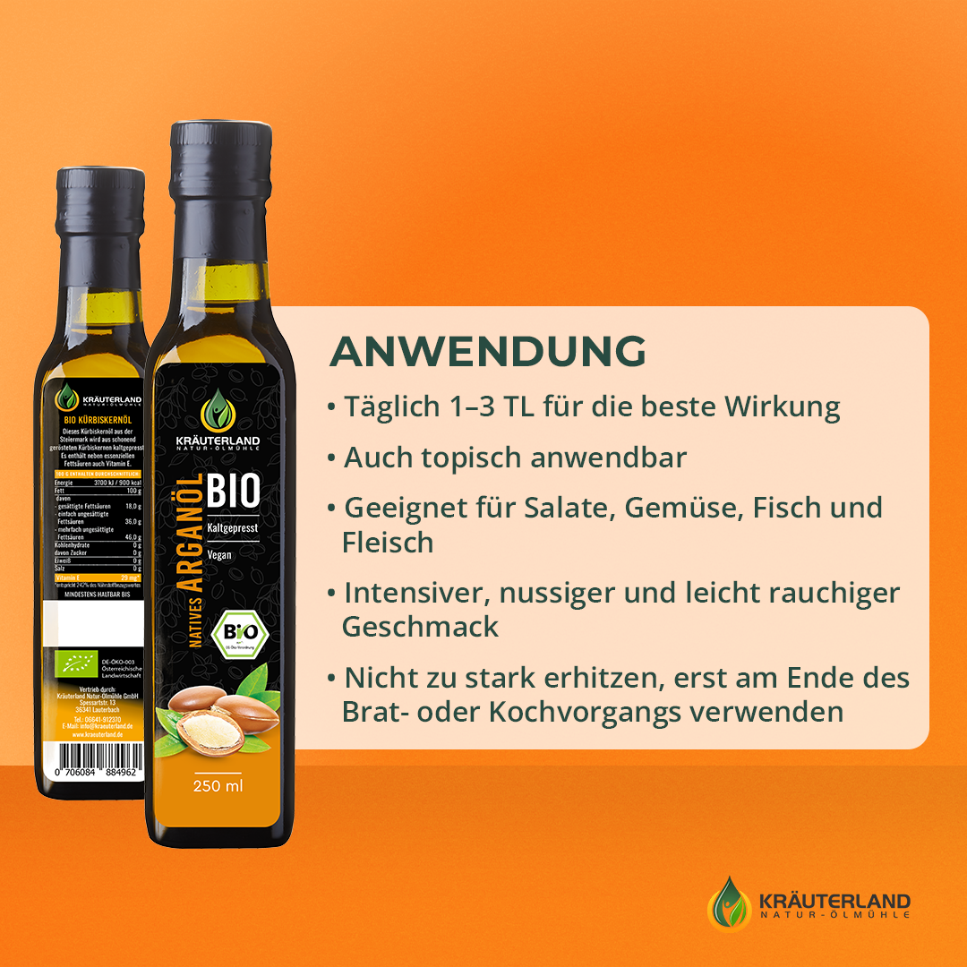 Anwendung Arganöl