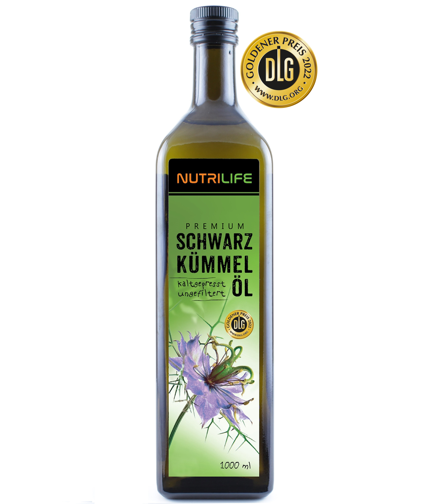 Nutrilife Schwarzkümmelöl ungefiltert 2x500ml