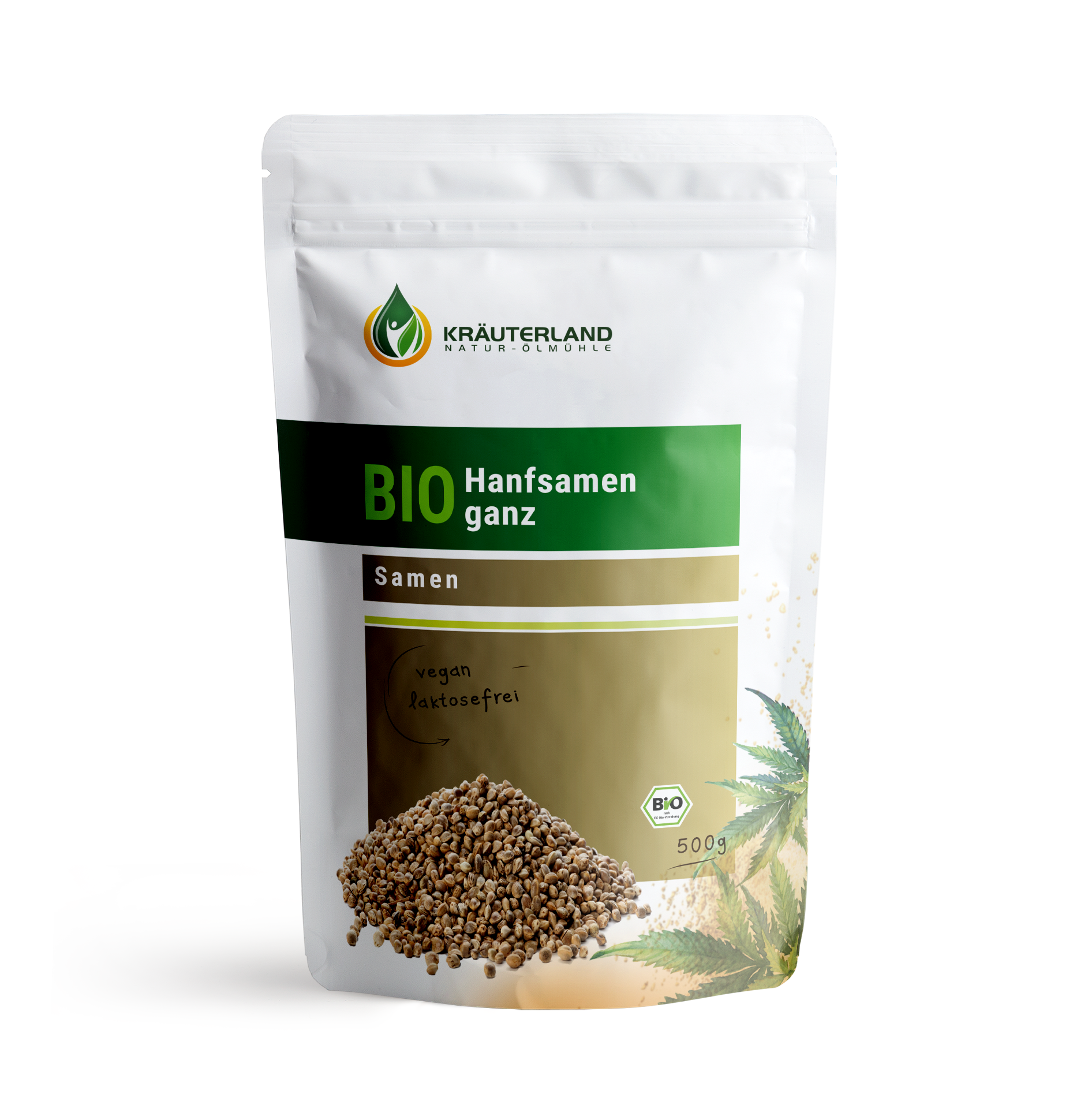 Bio Hanfsamen ganz 500g