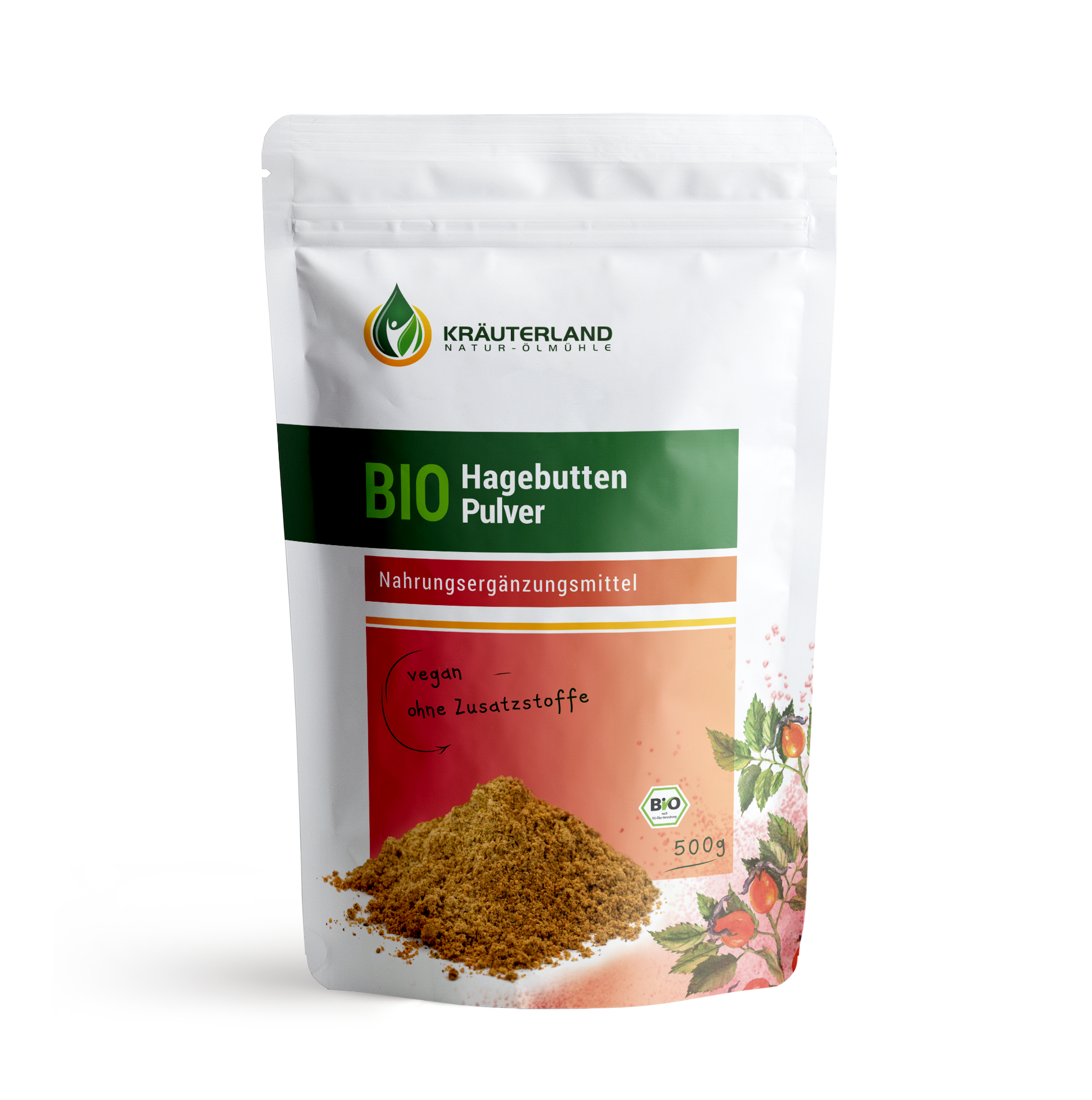 Bio Hagebutten Pulver 500g