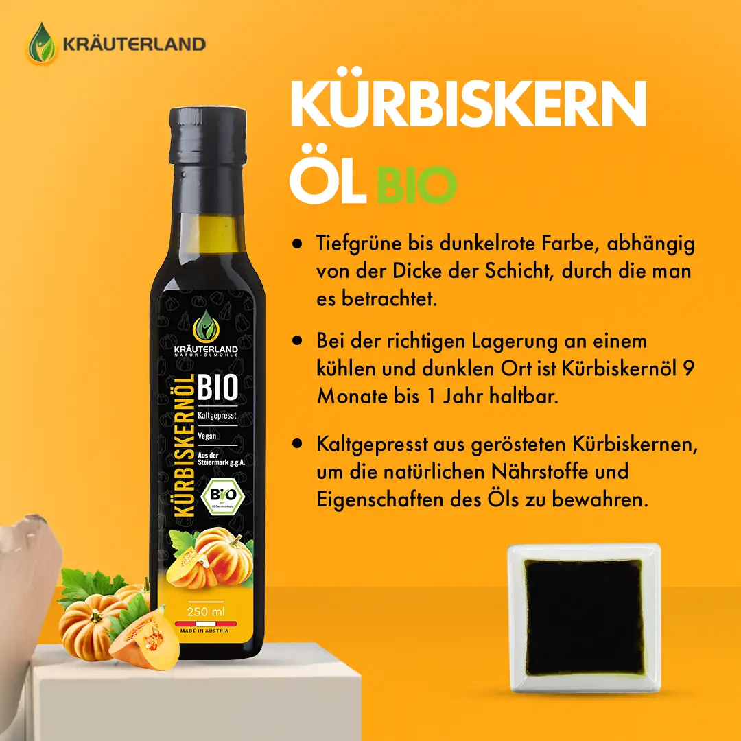 Bio Kürbiskernöl Beschreibung 